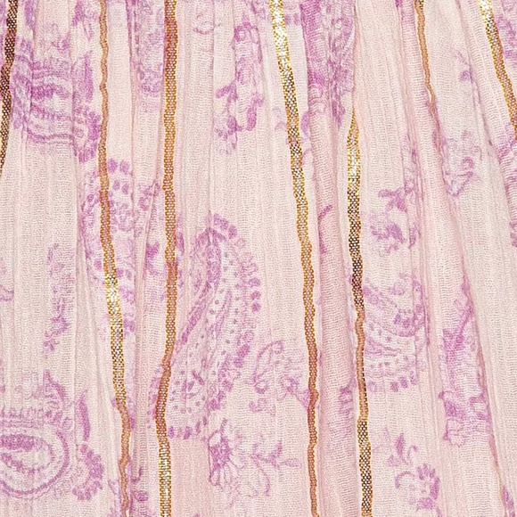 Hemant and Nandita Sahar Paisley  Pink Mini Dress Sz Small NWT - Picture 11 of 15